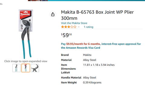 Makita plier - masterwarehouse