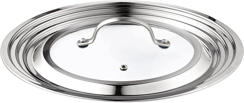 Stainless Steel Universal Lid For Pot And Pan Skillet Lid Pot