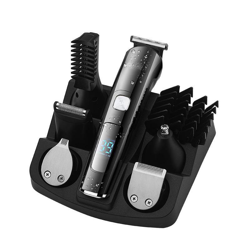 Electric Hair Cut Machine with Low Noise Rechargeable Cordless Close Cutting T Blade Hair Trimmer for Men