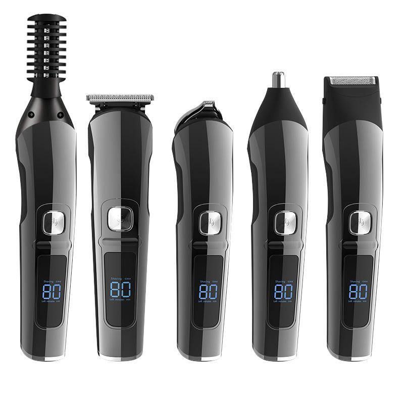 Electric Hair Cut Machine with Low Noise Rechargeable Cordless Close Cutting T Blade Hair Trimmer for Men