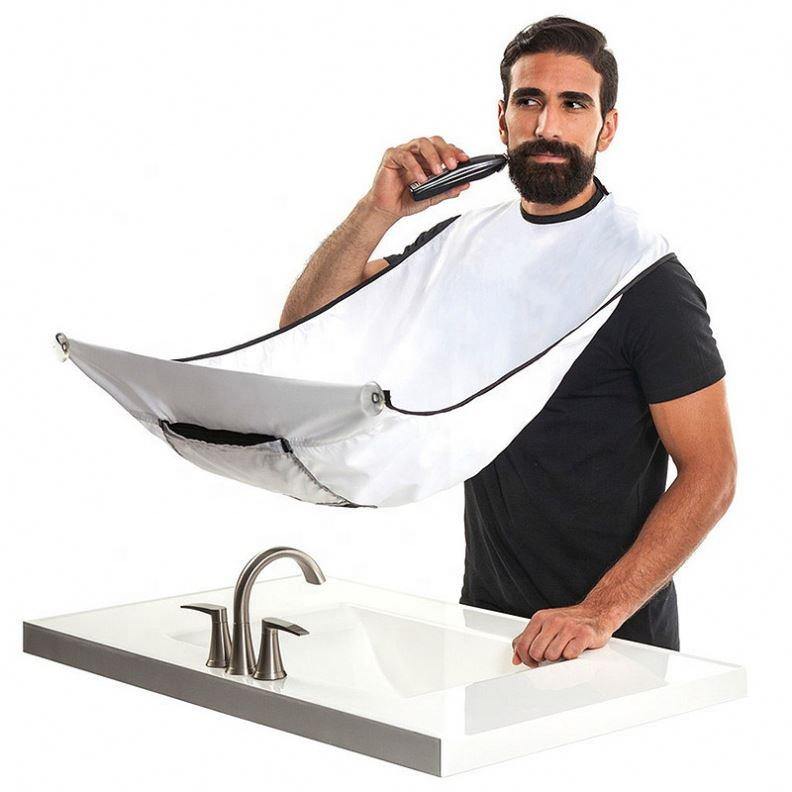High-Grade Waterproof Polyester Pongee Care Trimmer Hair Shave Apron For Men