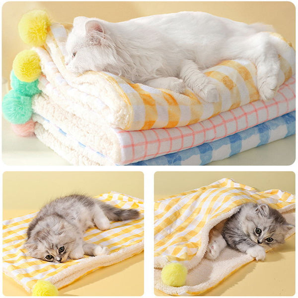 Super Soft Cat Blanket Keep Pet Warm and Sleep