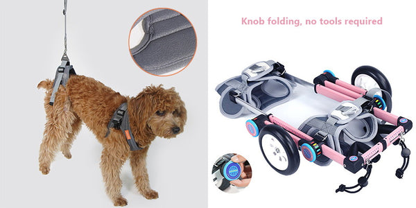 dog wheelchair details