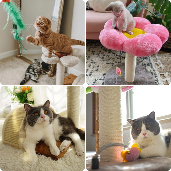 flower cat tree get your cat's attention and protect your furniture