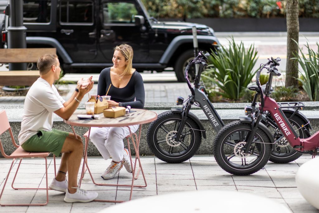 ride ebikes on sidewalks in US