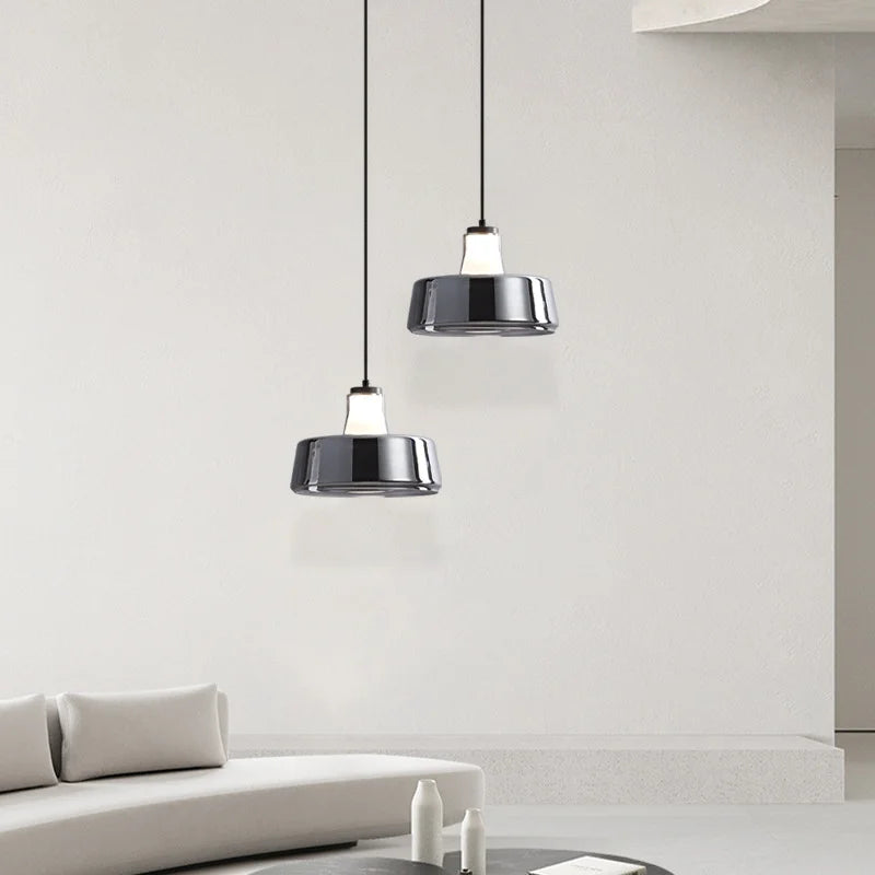 Modern Smoky Gray Pendant Lights