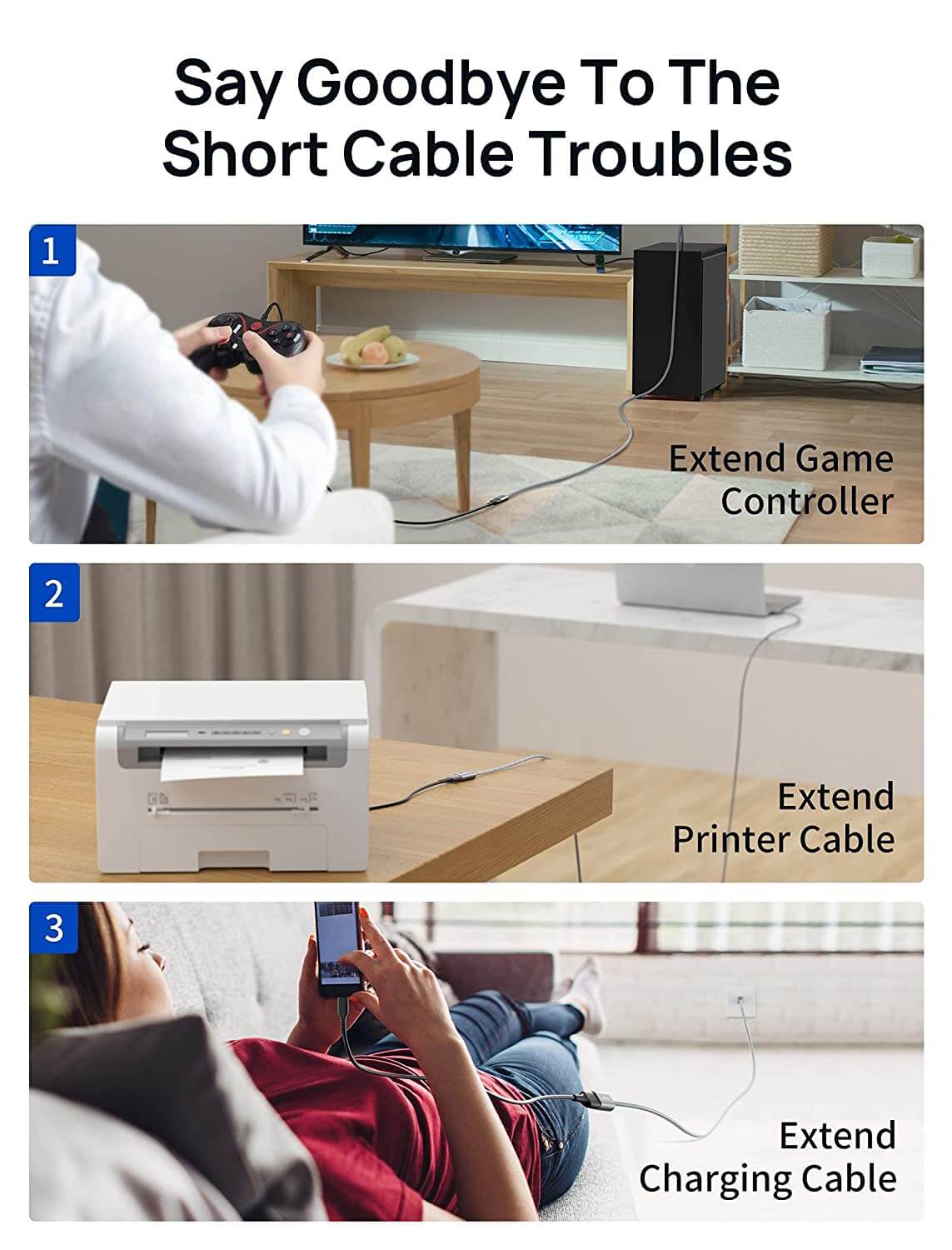 USB-A Extension Cable