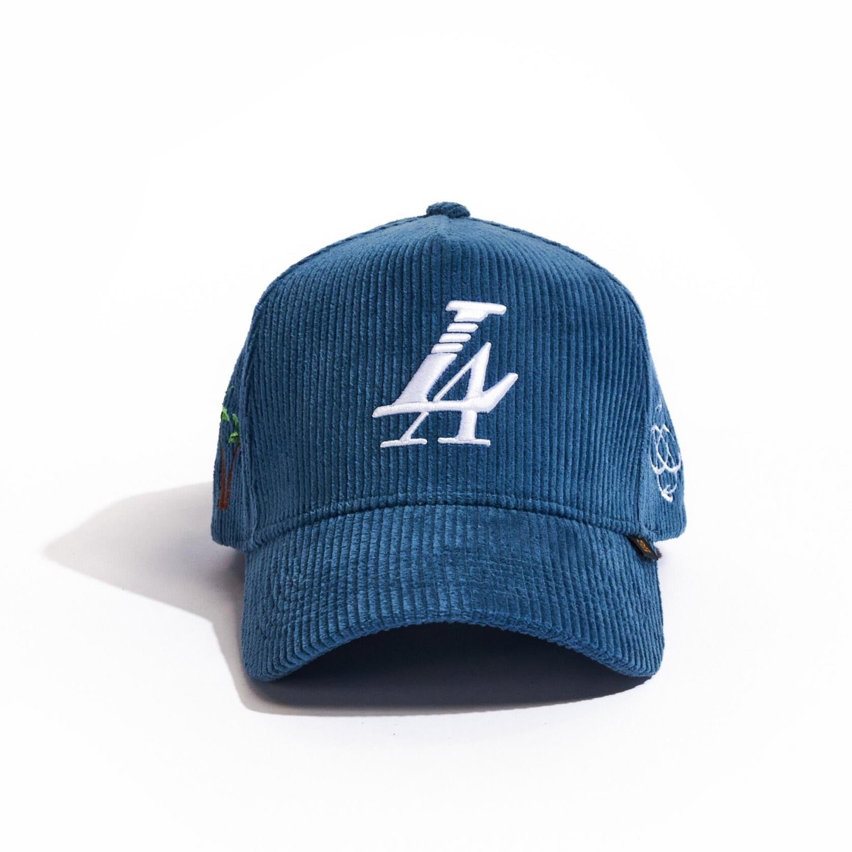 Reference Paradise LA corduroy Snapback - Blue