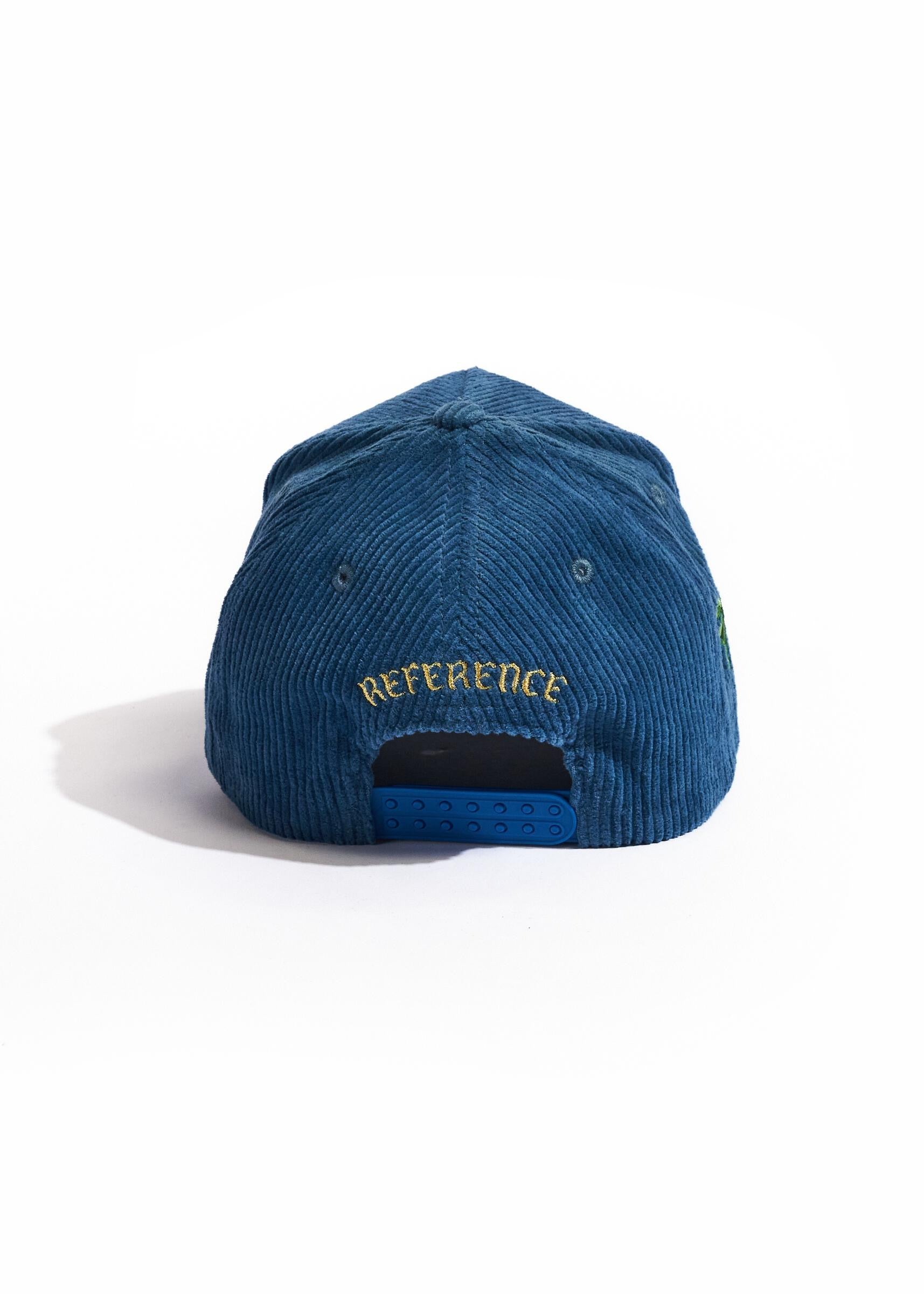 Reference Paradise LA corduroy Snapback - Blue