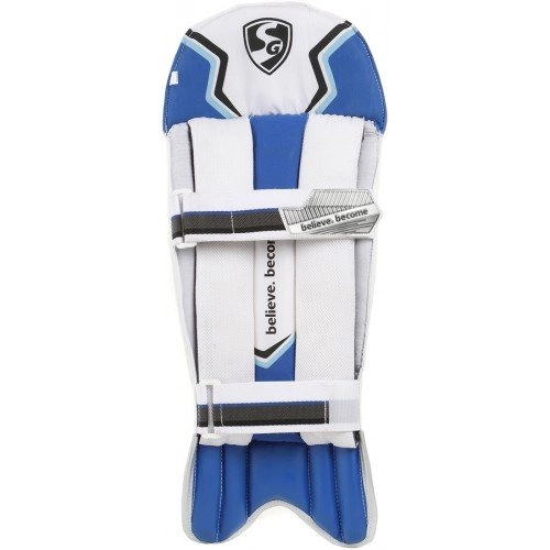 SG Super Test White Cricket wicket Keeping Legguards