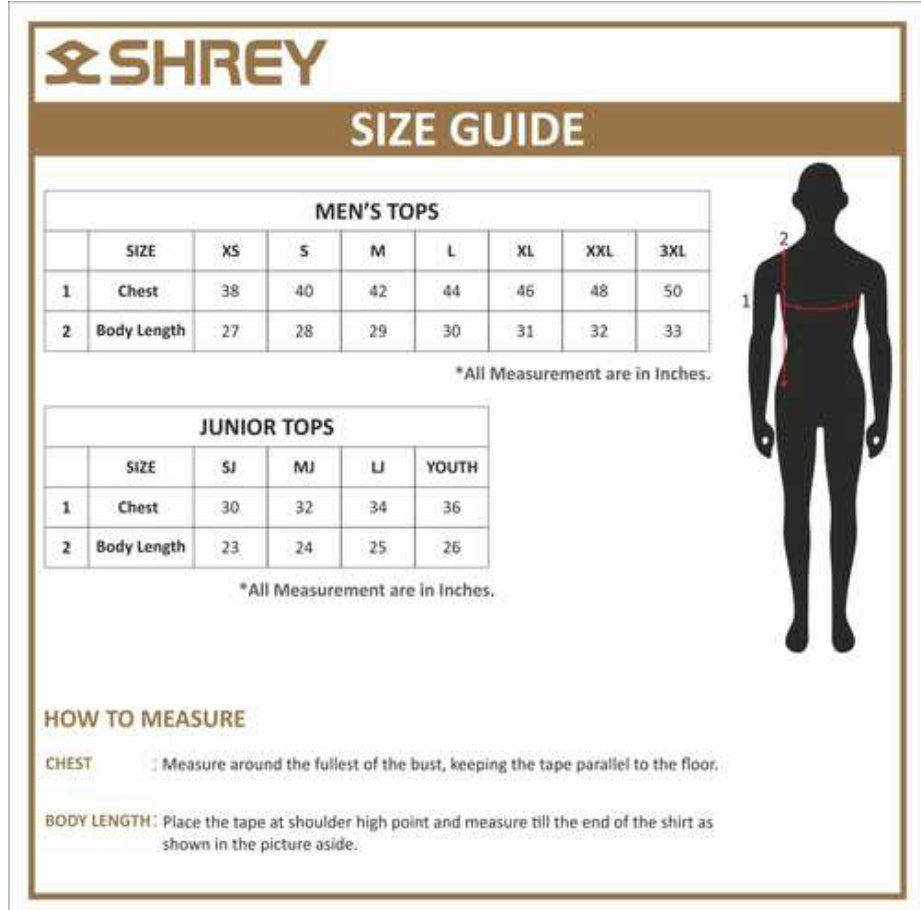 Shrey Intense Compression Short Sleeve Top