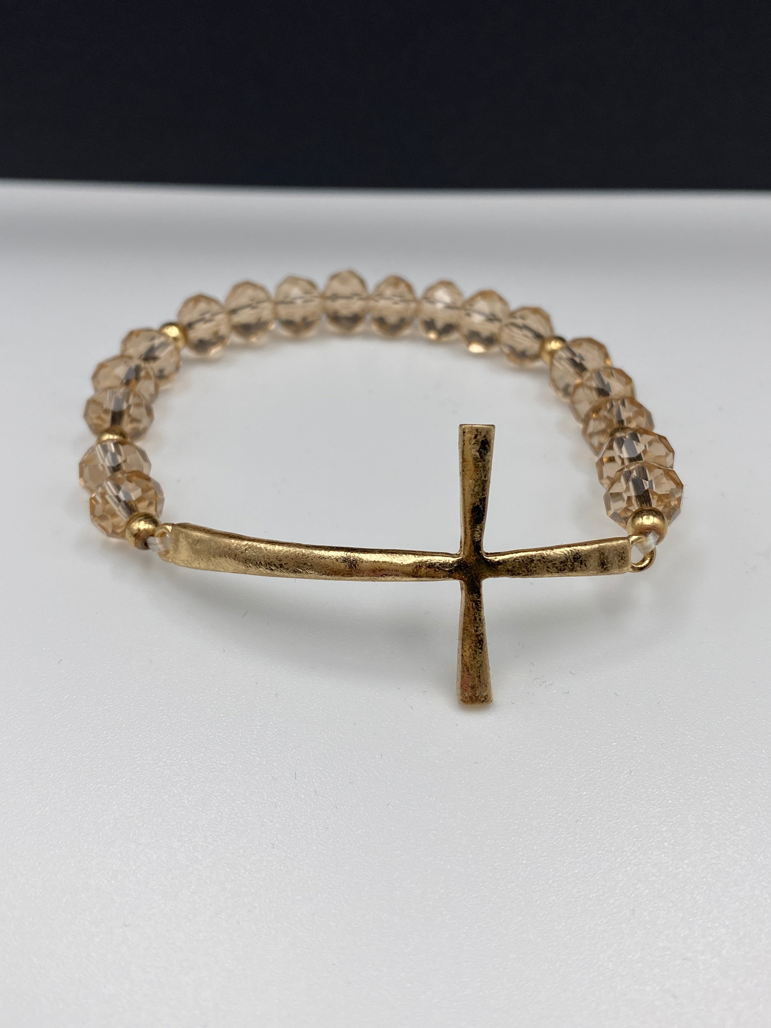 Metal Cross Bracelet