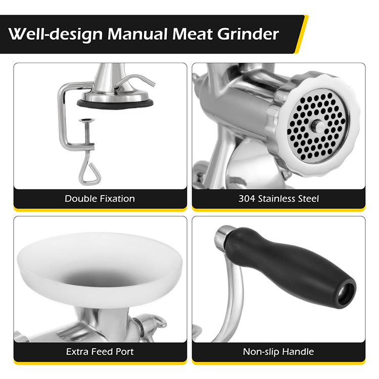New Northern Equipment Meat Grinder With Sausage Stuffer Manual #6211