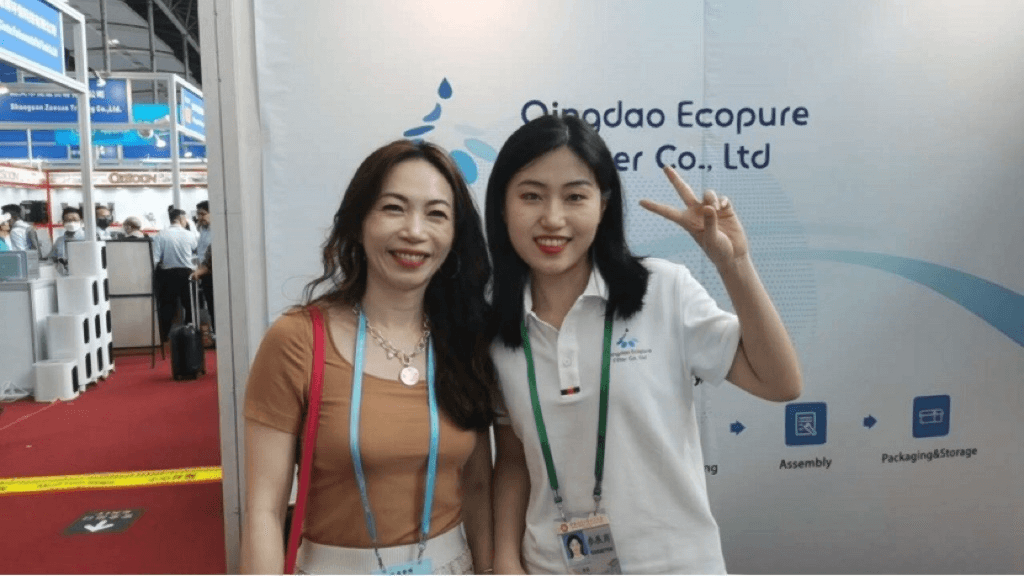 qingdao ecopure at 2023 china import and export fair