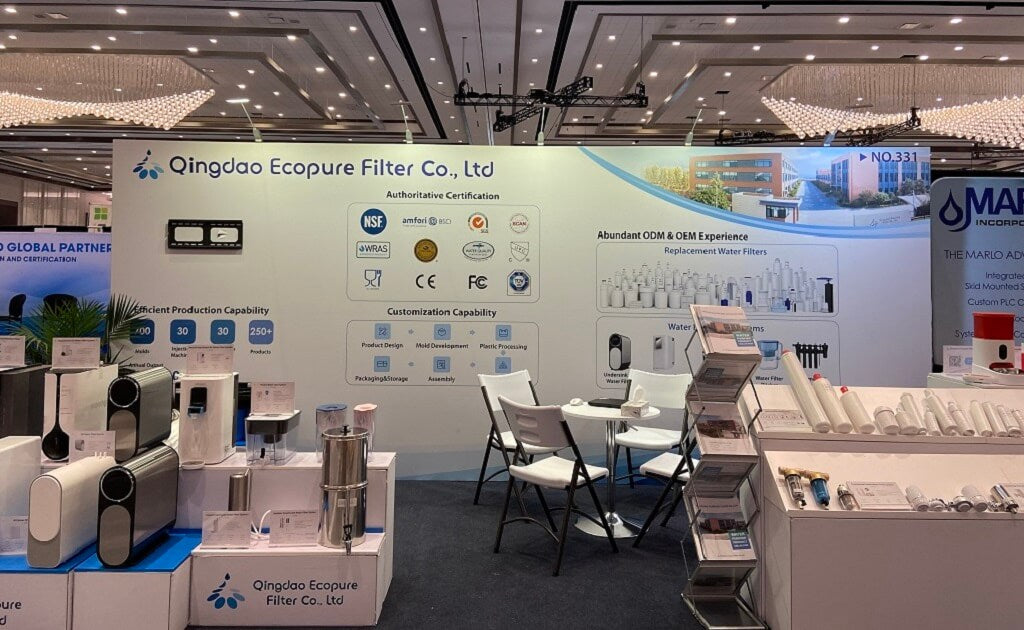 qingdao ecopure displayed key products at wqa 2023