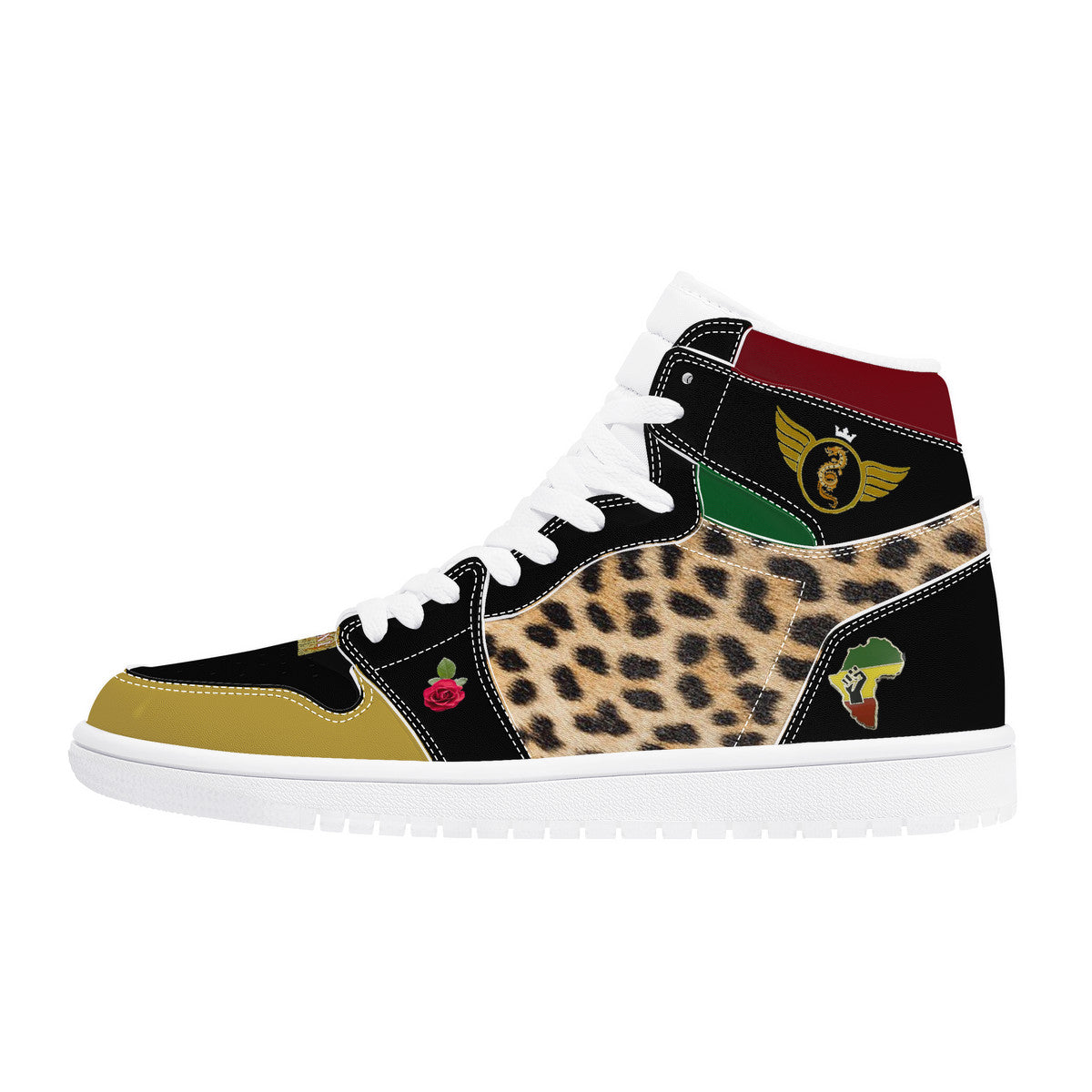 Majestic African Print | High Top Customized | Shoe Zero