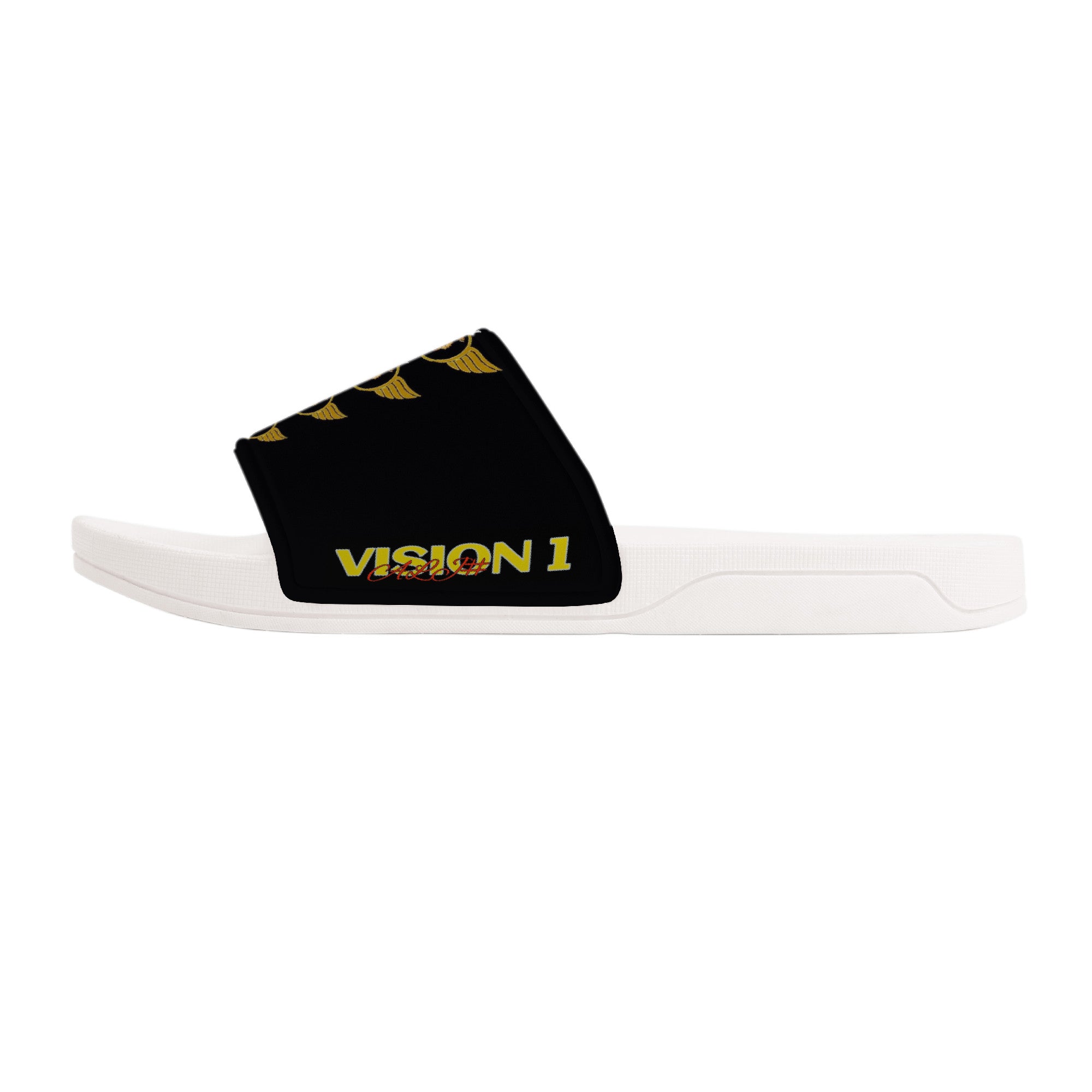 Slide Sandals - Black and White V2 | Sandals Customized | Shoe Zero