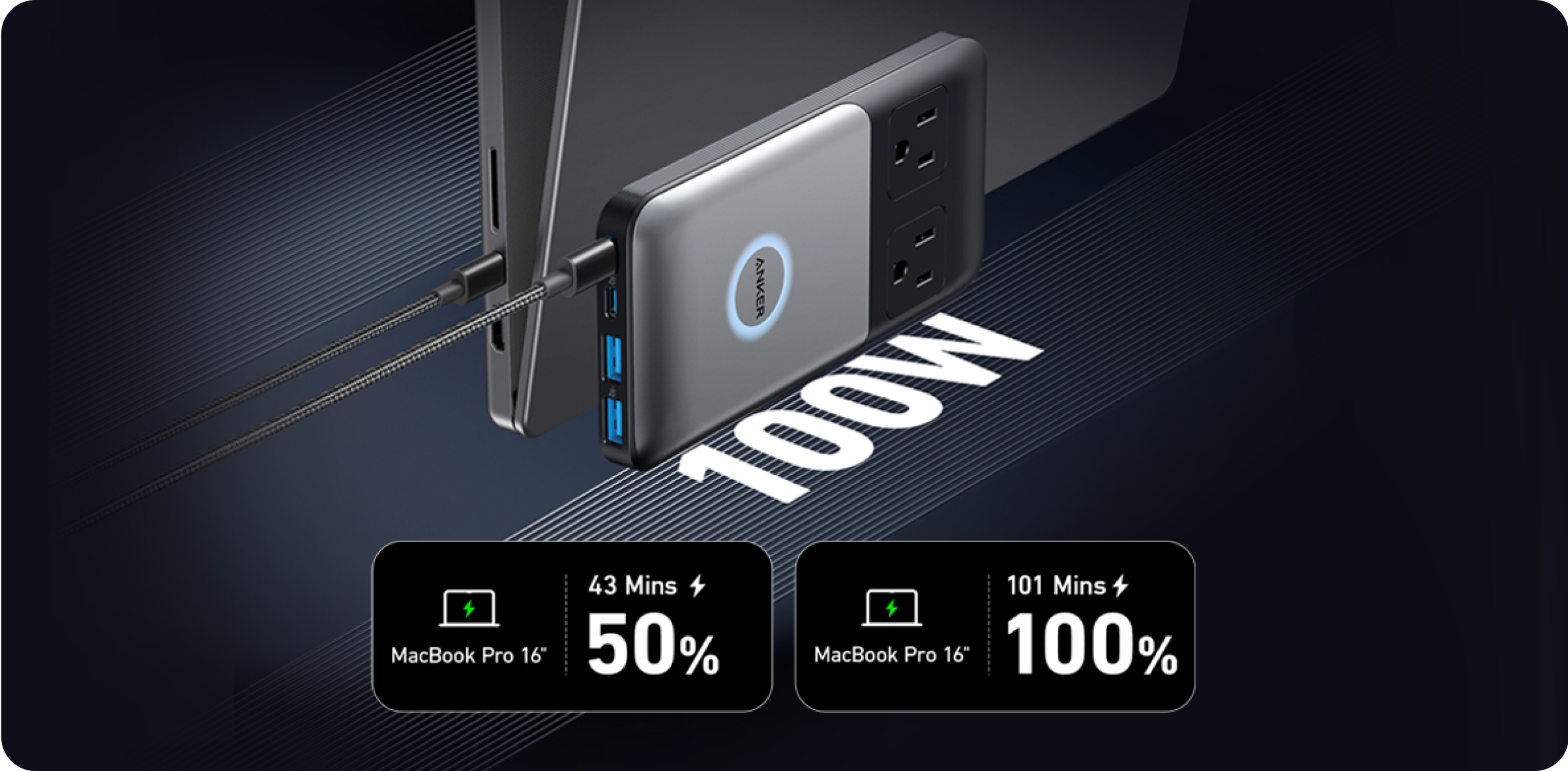 100W High-Speed Charging