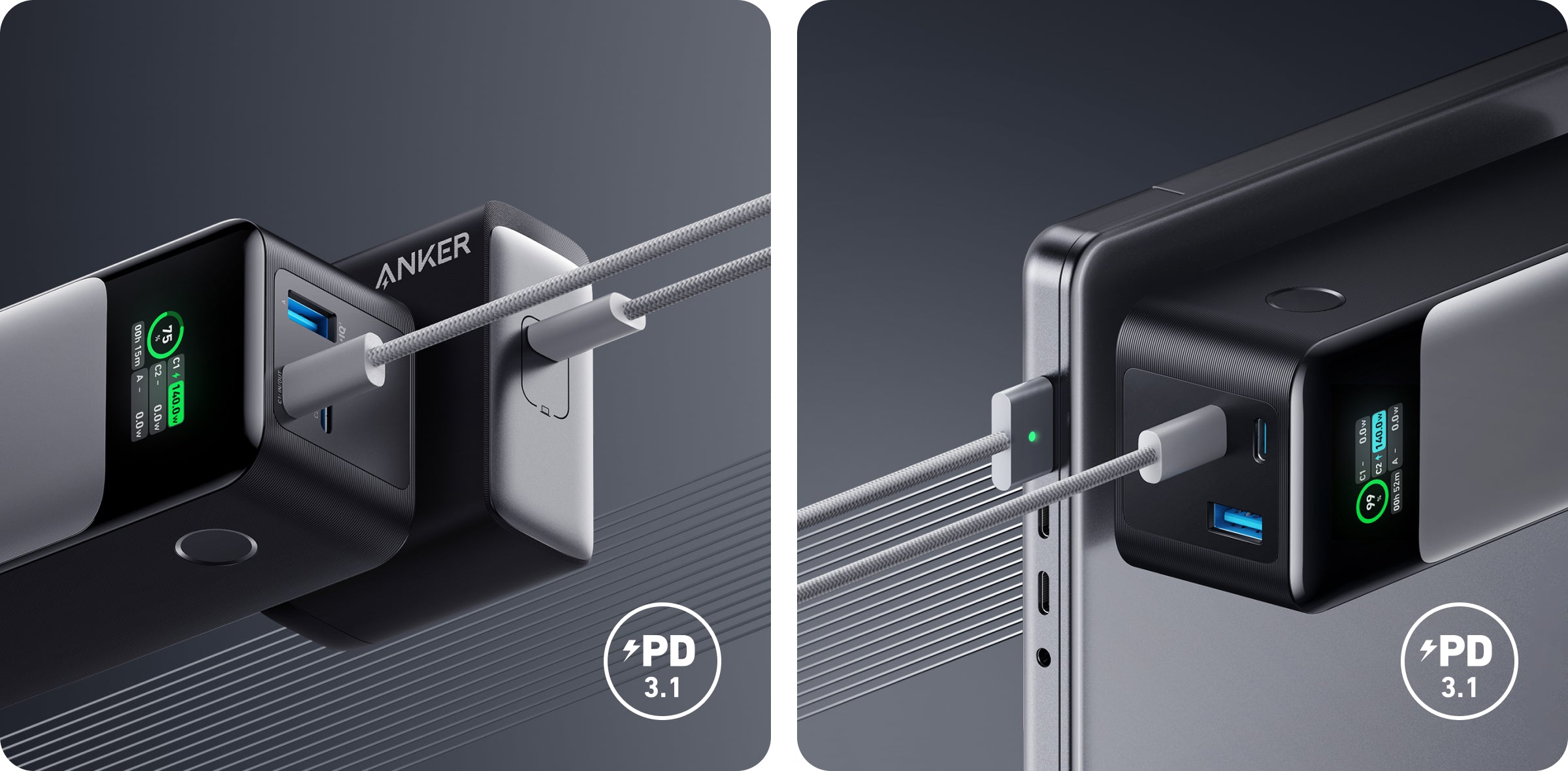 140W Two-Way Fast Charging