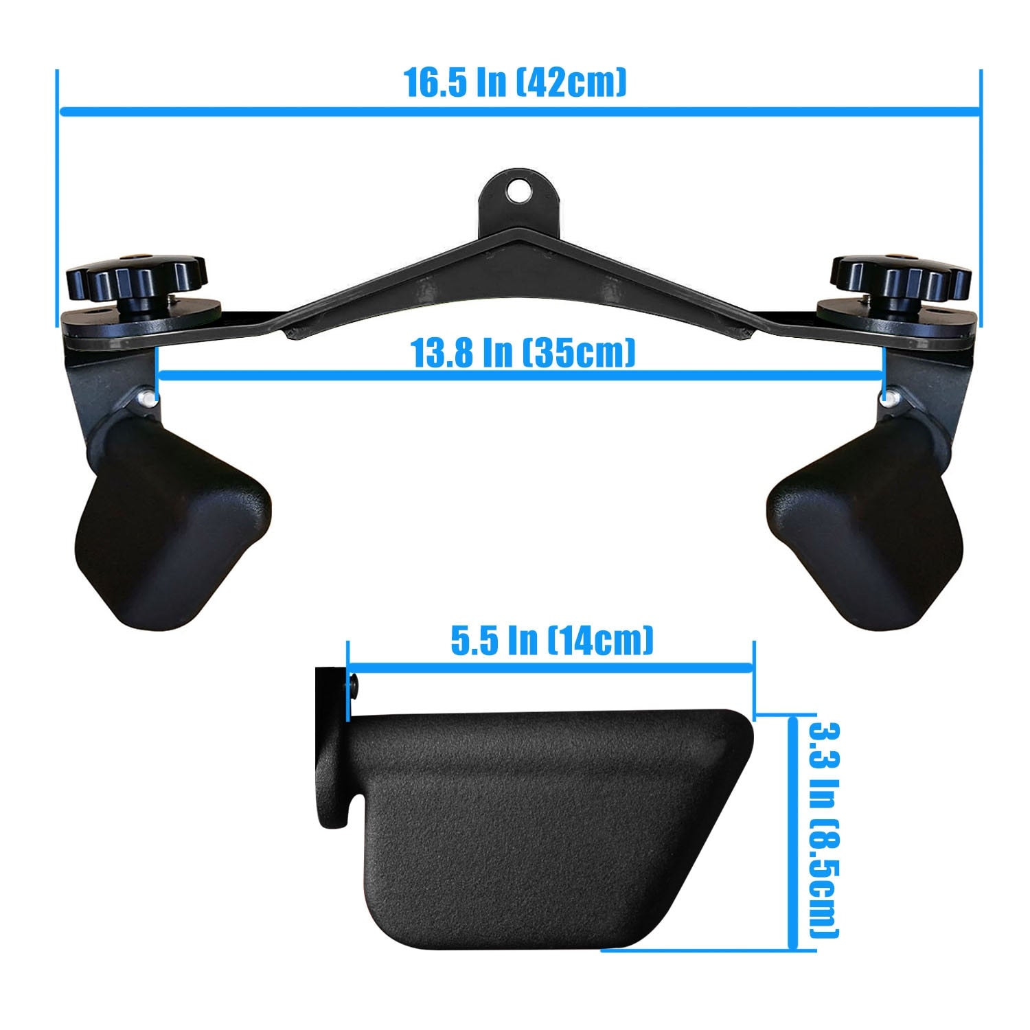 LAT Pull Down T/V Bars Cable Machine Attachment