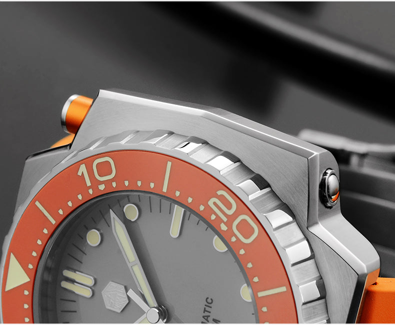 San Martin Diver Luxury Watch Helium Device Bi-Directional Rotating Bezel Sapphire PT5000 Mens Automatic Mechanical Watches Lume