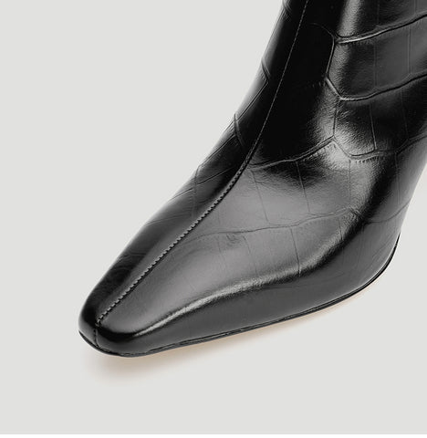 Nuheel® Nuheel Leather Ankle Boots Crocodile Pattern Booties For Women Black 11 Ankle & Bootie 31 Nuheel® Nuheel Leather Ankle Boots Crocodile Pattern Booties For Women Black 11 Ankle & Bootie -Nuheel Sales 2022 13 bdc9ff14 27e0 4a37 b0db