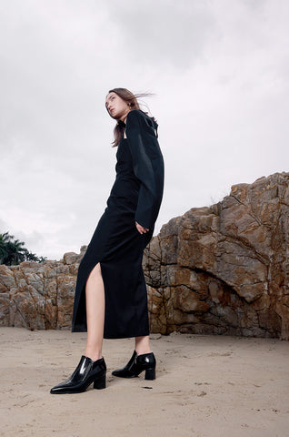 Nuheel® Nuheel Leather Booties For Women Ankle Boots Designer Booties Black 11 Ankle & Bootie -Nuheel Sales 2022 8 3e482b84 15c4 4ed8 abe9