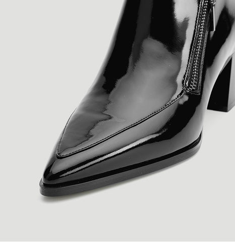 Nuheel® Nuheel Leather Booties For Women Ankle Boots Designer Booties Black 11 Ankle & Bootie -Nuheel Sales 2022 9 a6249ae0 2027 4a11 8f6d