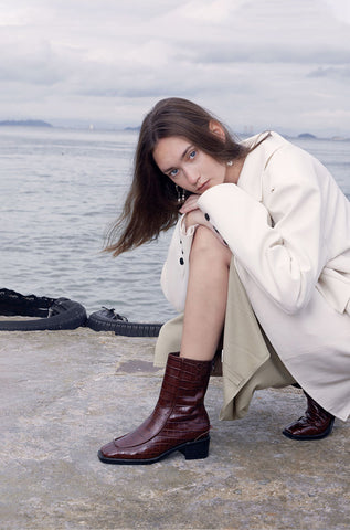 Nuheel® Ankle & Bootie Nuheel Leather Vintage Crocodile Pattern Booties For Women Brown 11 26 Nuheel® Ankle & Bootie Nuheel Leather Vintage Crocodile Pattern Booties For Women Brown 11 -Nuheel Sales 2022 9 d6cd08a5 0e4b 4297 a5dc