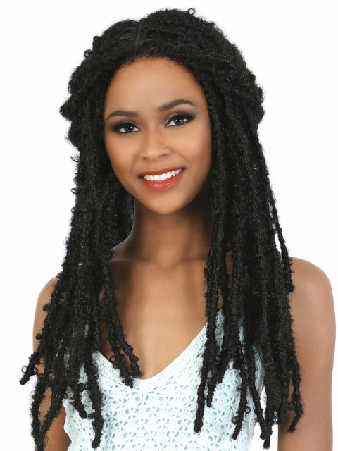 Beshe Belle & Braid 2X Touch Up DISTRESSED FAUX LOCS 26 Crochet Braid (C.DSLOC26)