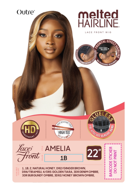 Outre Melted Hairline Premium Synthetic HD Lace Front Wig - AMELIA