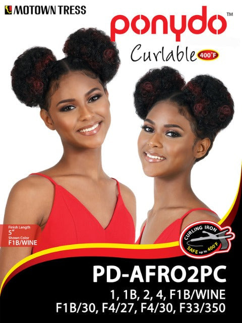 Motown Tress Pony Do Wiglet - PD-AFRO 2pc *SALE