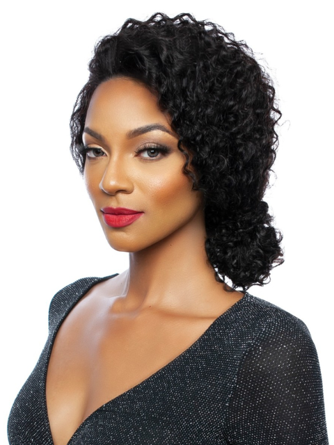 Mane Concept 100% Unprocessed Human Hair HD Wet & Wavy Whole Lace Front Wig - TROH461 DEEP WAVE 20