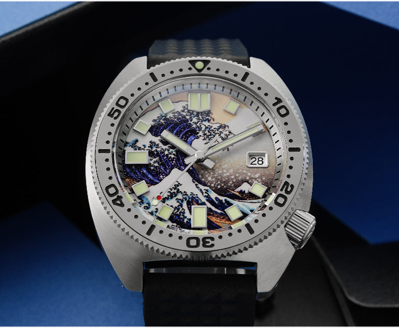 san martin 6105 8000 turtle automatic waches for men