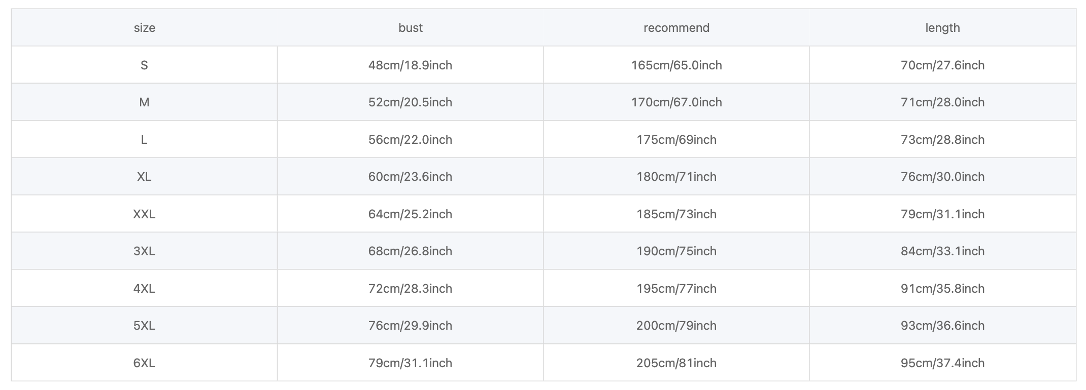 Size Chart – Krukee