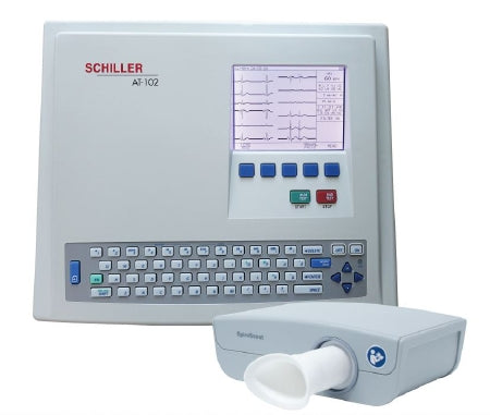 Schiller America Resting ECG Machine with Spirometer Shiller A-102 Digital Display M-1214389-65 | EAch