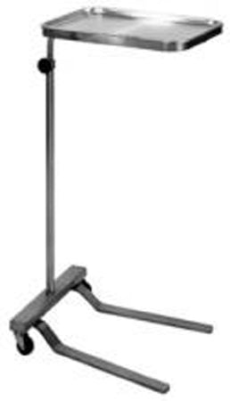 Blickman Mayo Instrument Stand Newark Tray U-Shaped Base 37.25 - 64 Inch 19.125 Inch - M-235820-4219 | Each