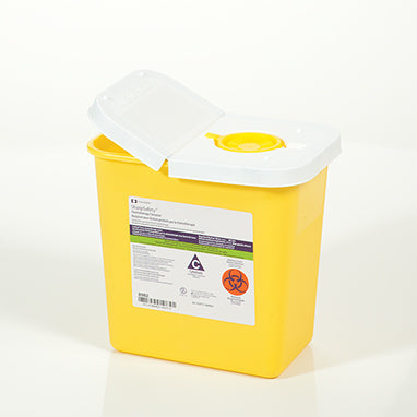 ChemoSafety? Waste Container, 2-Gallon H-9605-01-12693