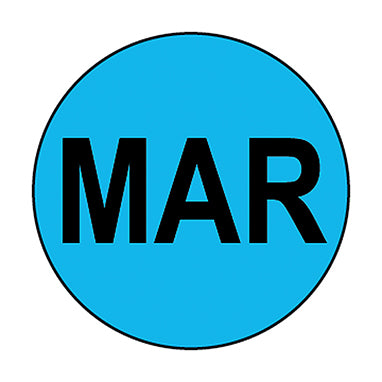 MARCH Circle Labels H-17925-13403