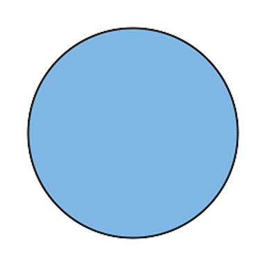 Blank Circle Labels, Blue H-2555-15861