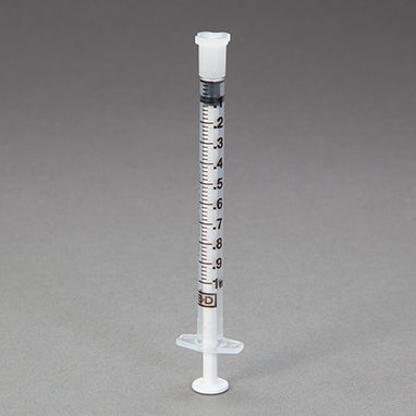BD? Oral Dispensers with Tip Caps, 1mL, Clear H-6801C-16790