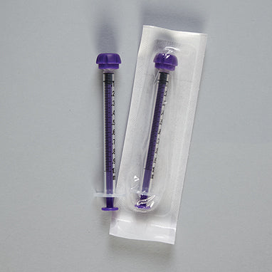 Sterile Low Dose ENFit Syringes, 1mL, Pack H-19798-13325
