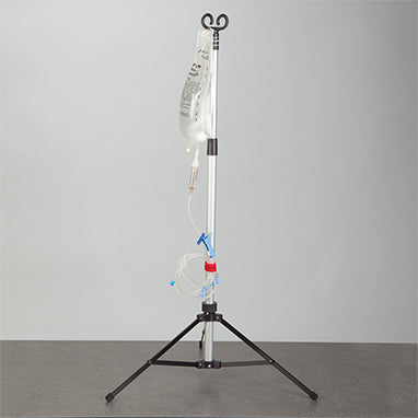 Portable IV Pole, 2-Hook H-1575-01-16623