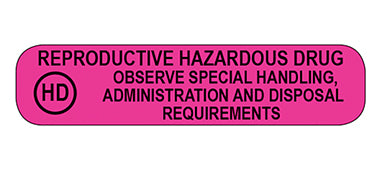 Reproductive Hazardous Drug Labels H-2324-14602