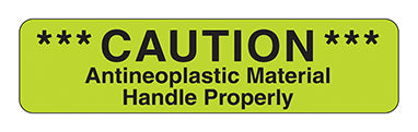 Caution Antineoplastic Material Labels H-2377-14343