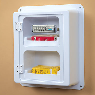 Easy-View Locking Wall Cabinet w/ Keyless Entry Digital Lock w/ Audit Trail H-19941-12133