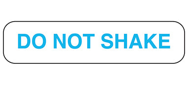 Do Not Shake Labels H-2522-16019
