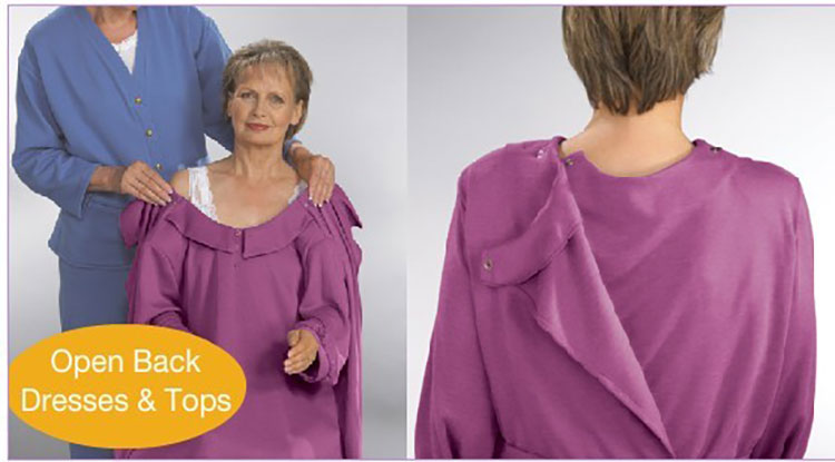 Open Back Clothing as a GIft for Older Woman