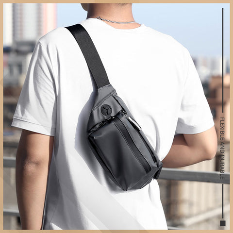 Personalized Waterproof Waist Bag Men Fanny Pack Fashion Chest Pack Outdoor Sports Crossbody Bag Casual Travel Male Belt Bag Hip metal tool chest