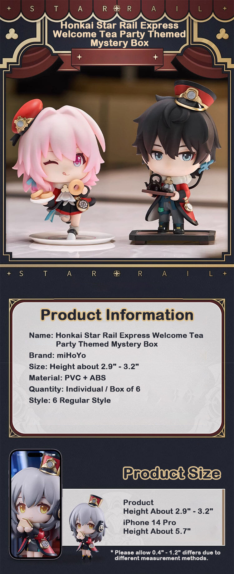Exciting New Merch Alert: Official Mini Figures Unveiled for Honkai: Star  Rail Astral Express Party!